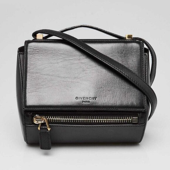 Givenchy Black Leather Mini Box Pandora Bag - Picture 1 of 10